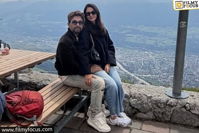 Family Time For Allu Arjun Amid Busy Shoot