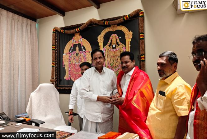 Sridhar Varma Meets TTD Chairman B.R. Naidu And Senior Officials After Appointment As SVBC Chairman