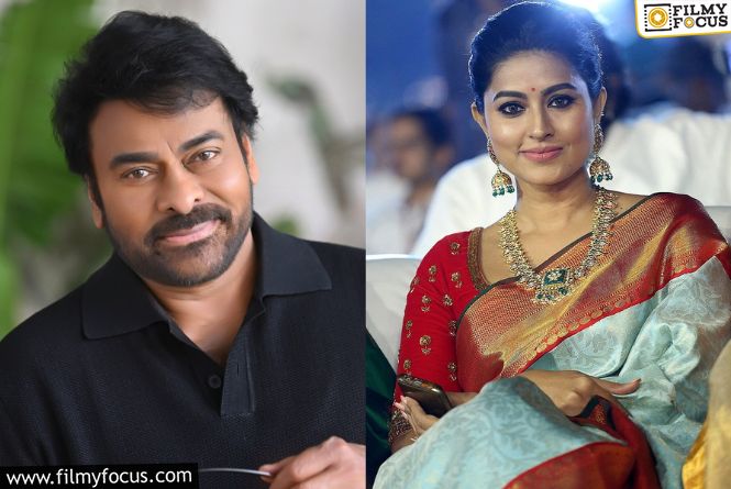 Sneha Finally To Share Screen With Chiranjeevi