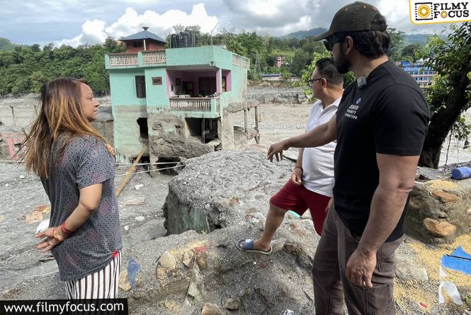 Sonu Sood Visits Flood Affected Families In Nepal