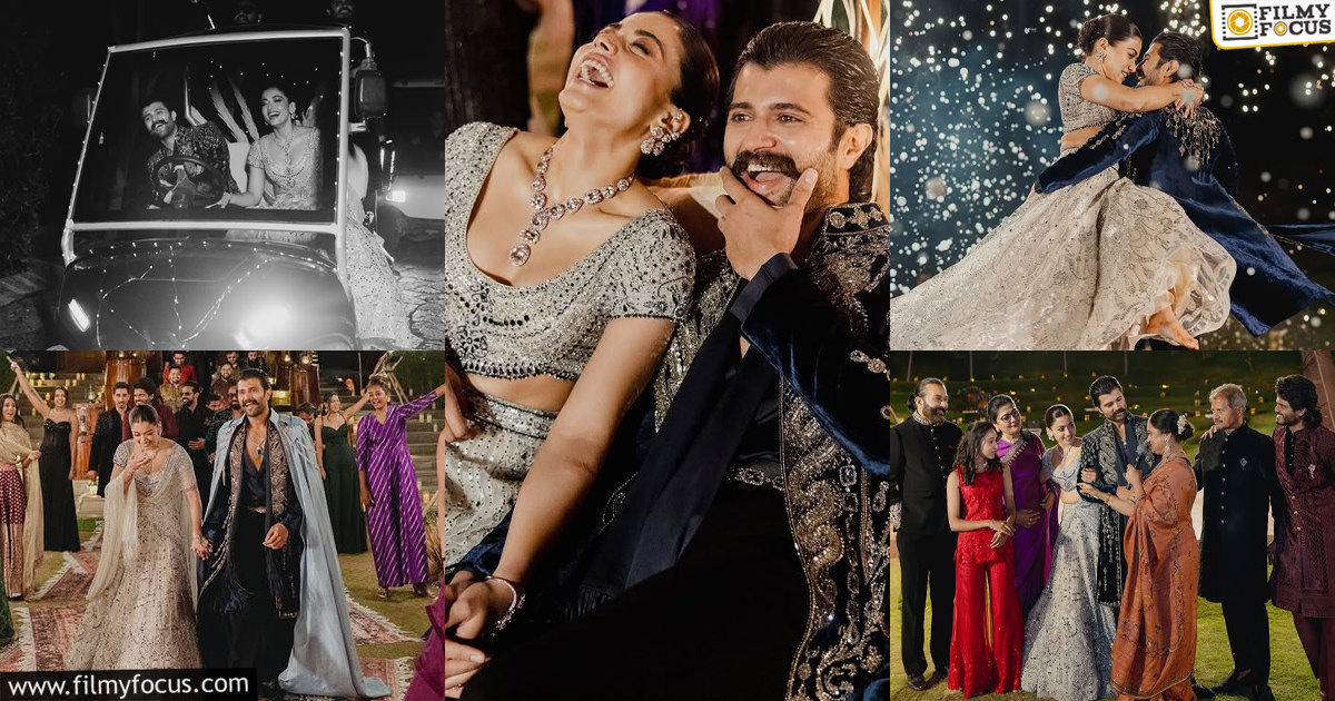 Vijay Deverakonda and Rashmika Mandanna s Sangeet celebration pictures