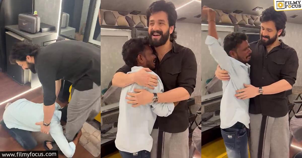 Akhil’s Hardcore fan meets his Favorite Star finally1