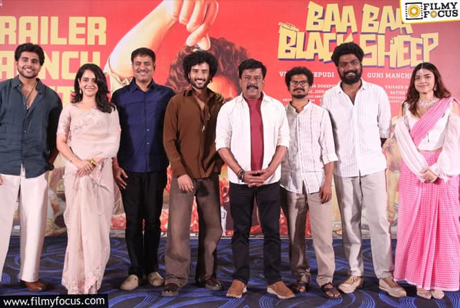 పెద్ద సినిమాల పోటీలోనూ మా సినిమా అద్భుతాలు సృష్టిస్తుందనే న‌మ్మ‌కం ఉంది:  ‘బా బా బ్లాక్ షీప్’ ట్రైలర్ లాంచ్ ఈవెంట్‌లో నిర్మాత వేణు దోనేపూడి